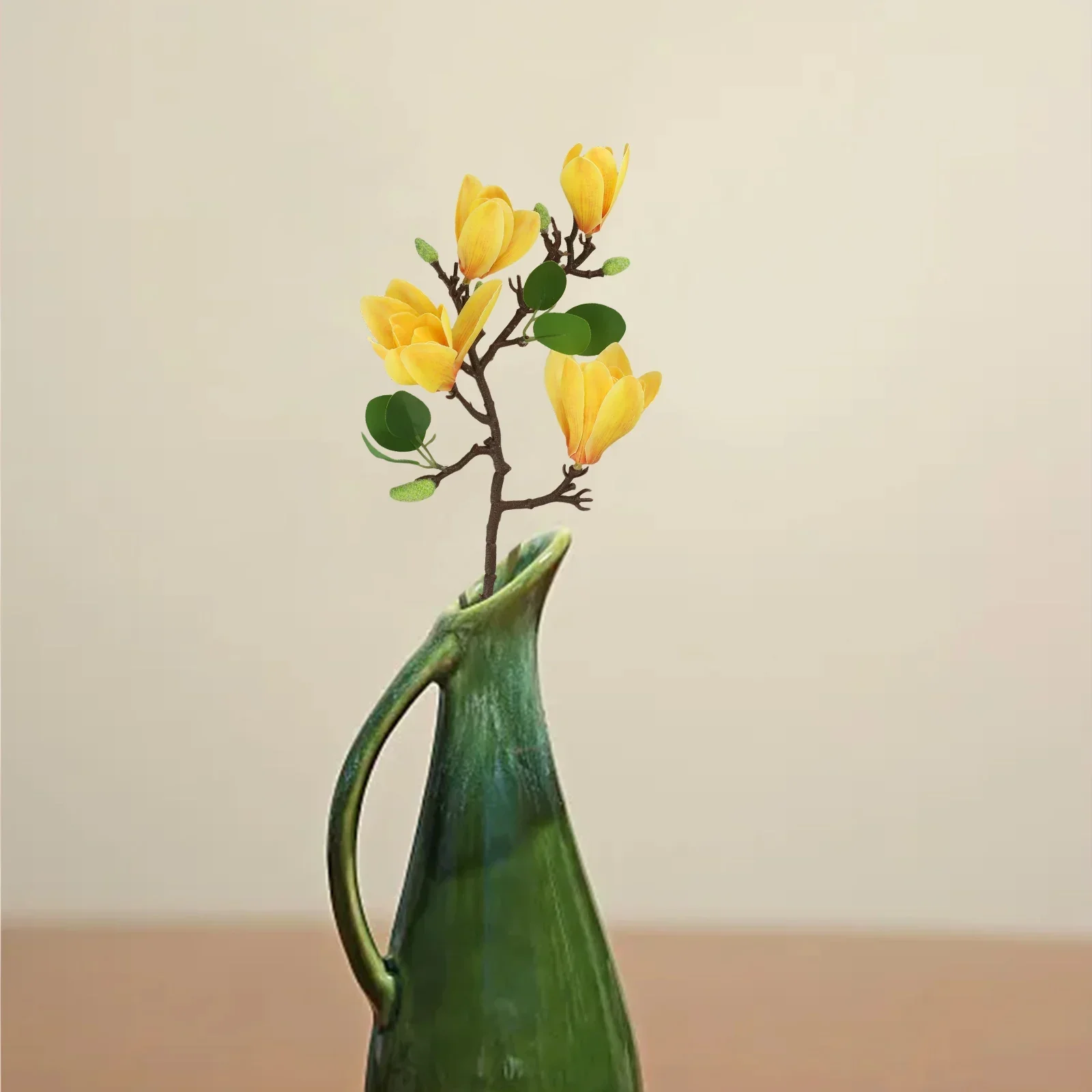 Практичный искусственный цветок магнолии орхидеи ветки для свадьбы