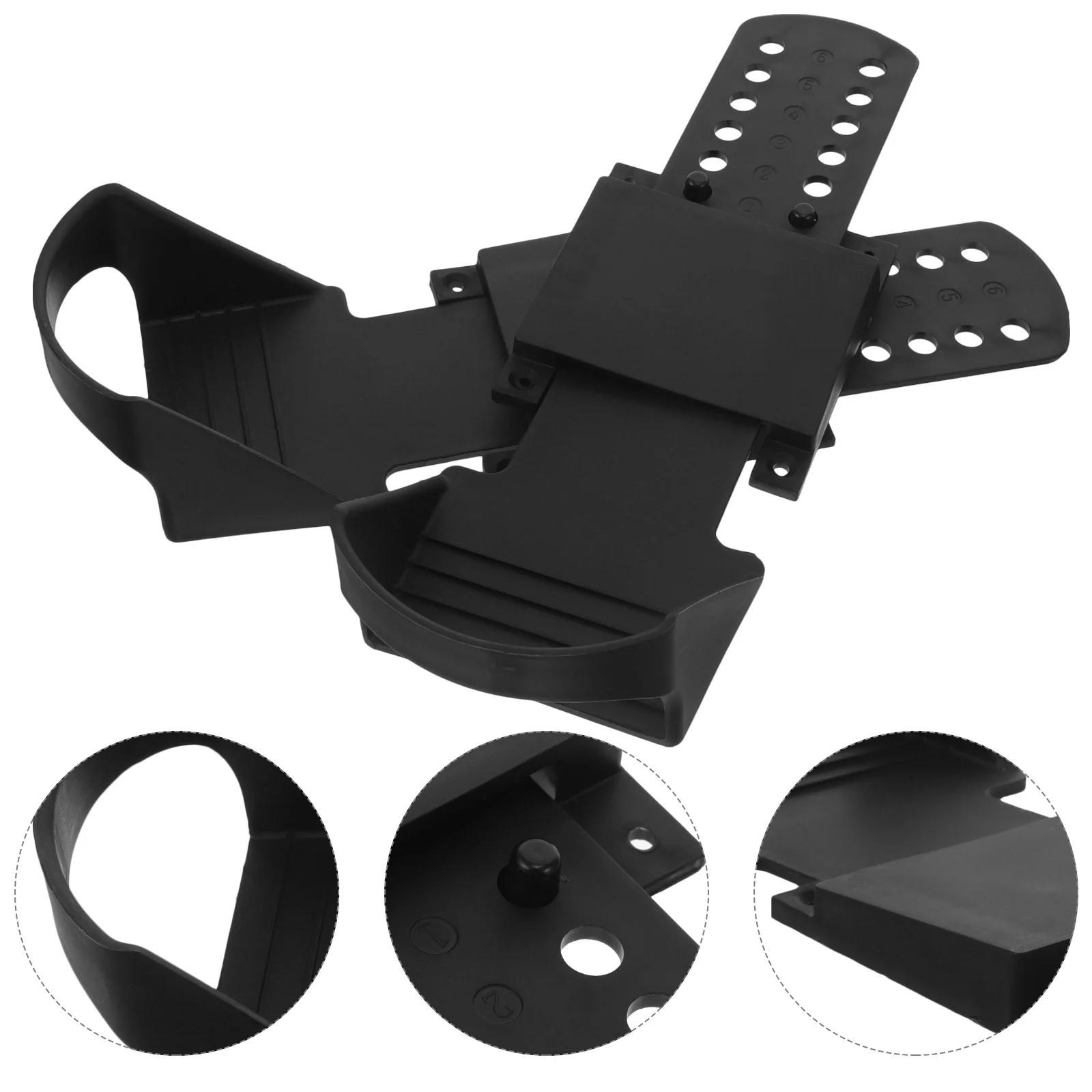 Гребной тренажер с плоскими педалями для упражнений пластиковые принадлежности