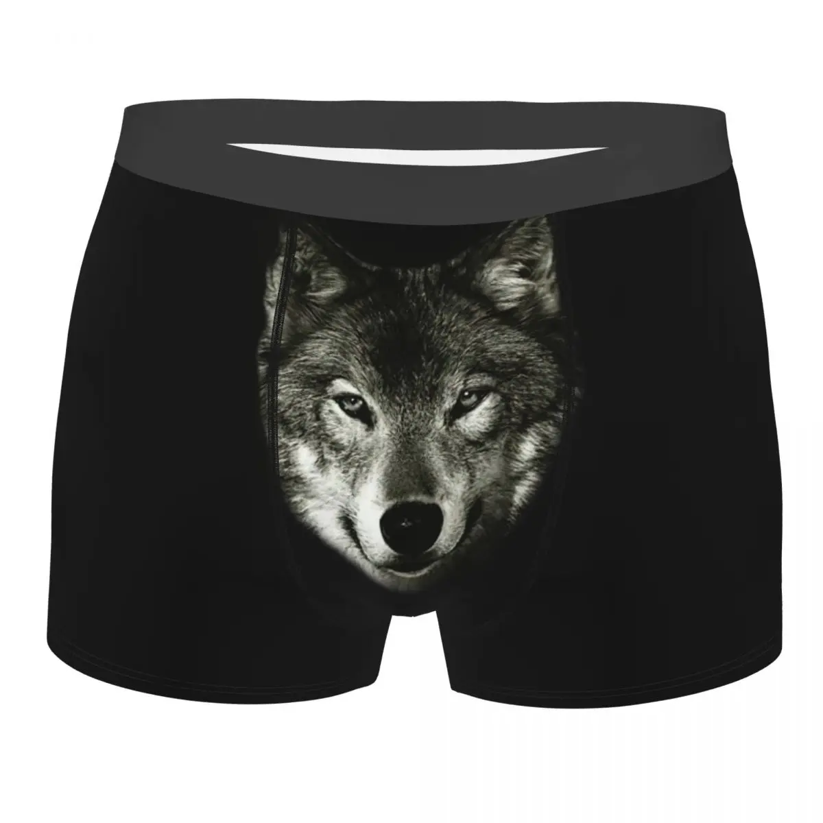 

Sooooo Beautiful Wolf Hayvan Men's Underwear Boxer Shorts Panties Novelty Breathable Underpants for Male S-XXL