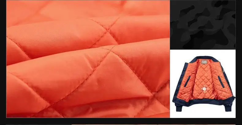 Men's Winter Hip Hop Thick Warm Jacket Military Motorcycle Ma-1 Aviator Pilot Cotton Parka Male Baseball Bomber Jackets M-5XL