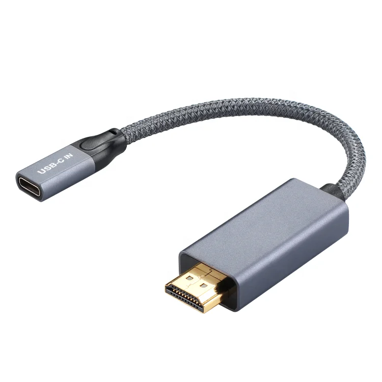 Премиум HDMI штекер на USB-C Тип C гнездо адаптер USB тип 3.1 вход выход конвертер 4K 60 Гц