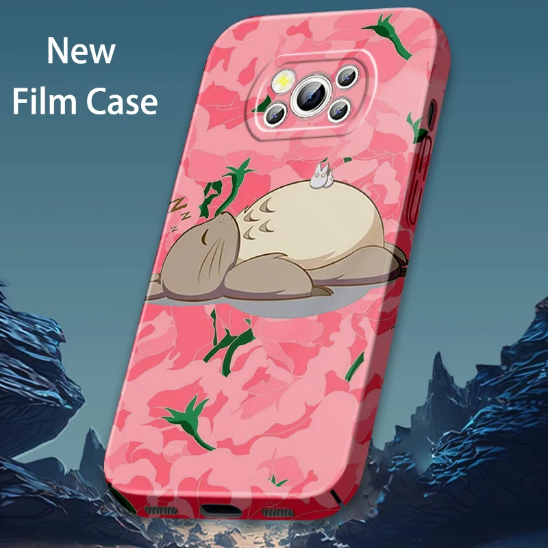 

Spirited Away Totoro For Xiaomi Poco X5 X4 X3 F5 F4 F3 F2 M5S M5 M4 M3 GT Pro 5G Feilin Film Phone Case Hard Cover