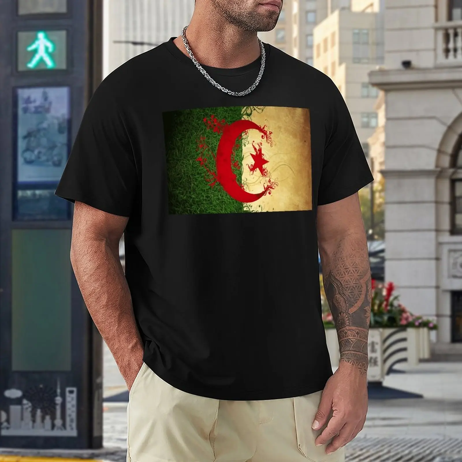 

Novelty ALGERIA Mask A3 Tshirt High Quality Home Eur Size