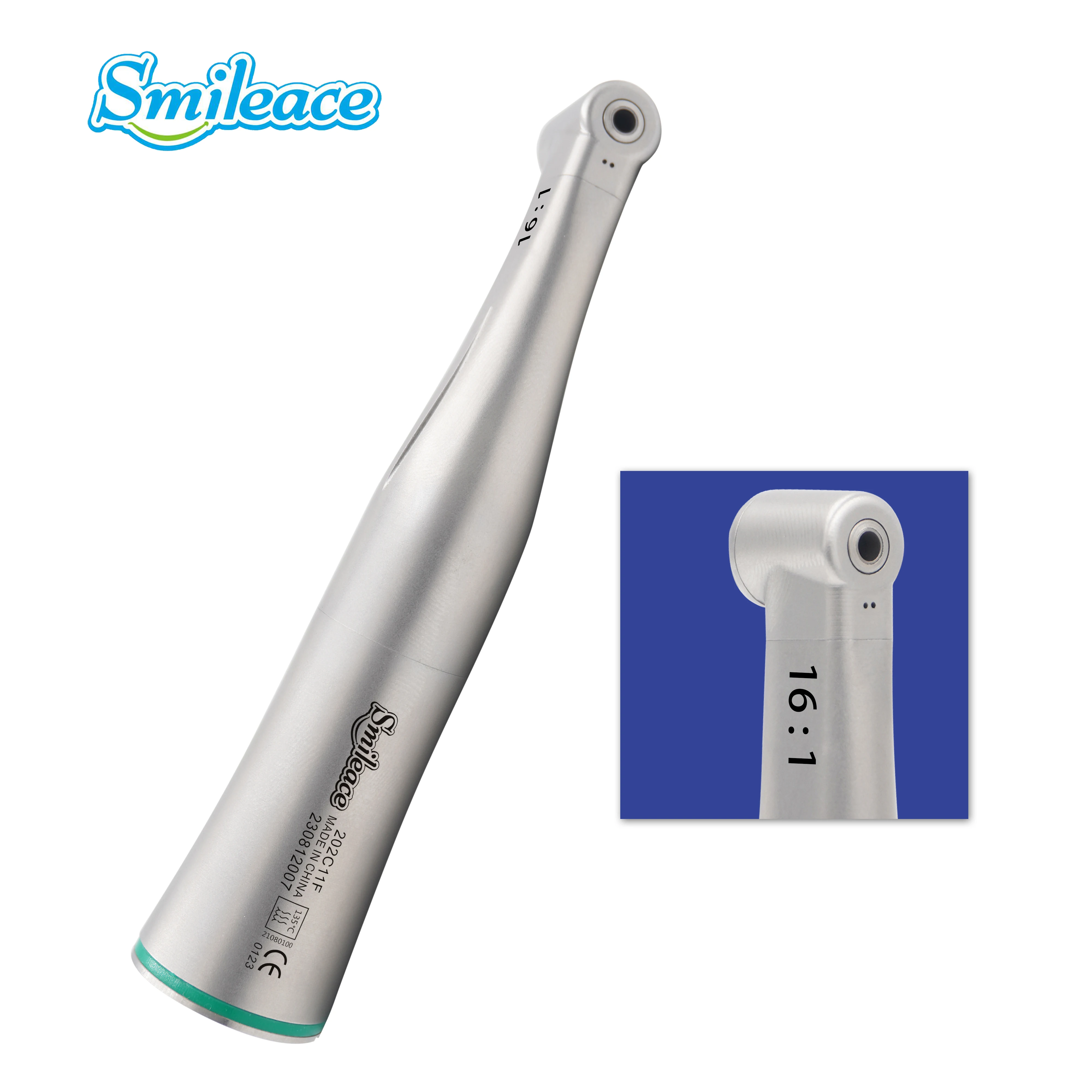 Стоматологический наконечник из нержавеющей стали 16:1 низкоскоростной для