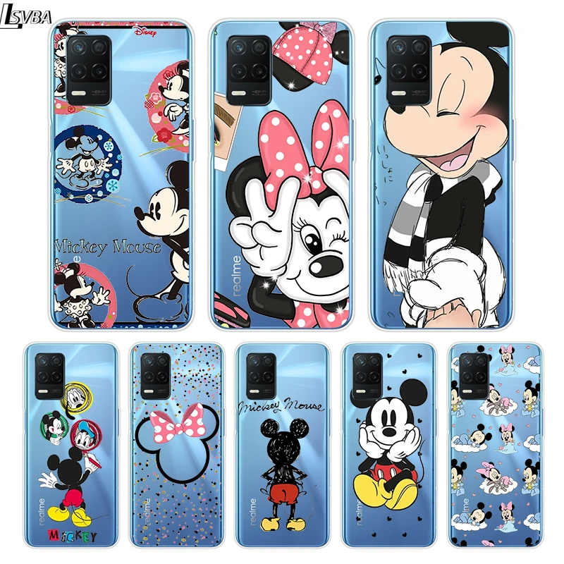

Minnie Y Mickey For Realme 8 8i V3 V5 GT Neo Flash Edition Explorer Master Neo2 Narzo 30 50i 50A V15 Phone Case
