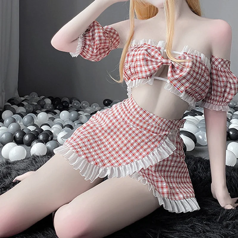 Женский сексуальный наряд милое нижнее белье с открытой спиной для шлюхи зайчика