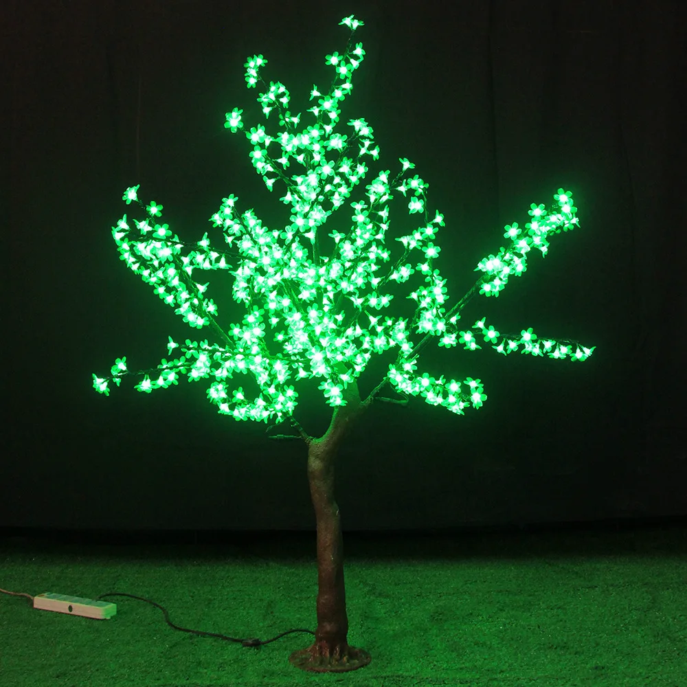

Outdoor LED Artificial Cherry Blossom Tree Light Christmas Tree Lamp 480pcs LEDs1.5M Height 110VAC/220VAC Rainproof Drop