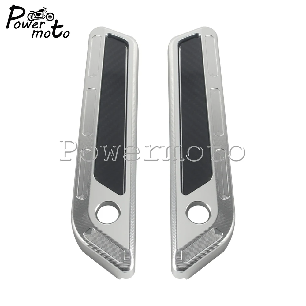 Фото Крышки защелок для жестких кофров из алюминия CNC T6061 для Harley Touring Road Street Glide FLHX FLHR FLTRX Road King Special FLHRXS №4