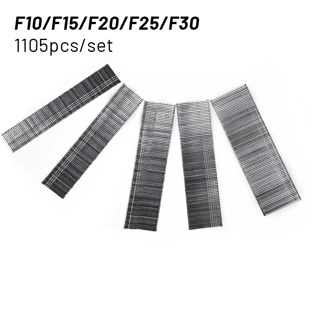 

Пистолет с прямыми гвоздями F15/F20/F25/F30, 1105 шт./комплект, степлер из нержавеющей стали 304, степлер, степлер, скоба, кухонная утварь, деревообраба...