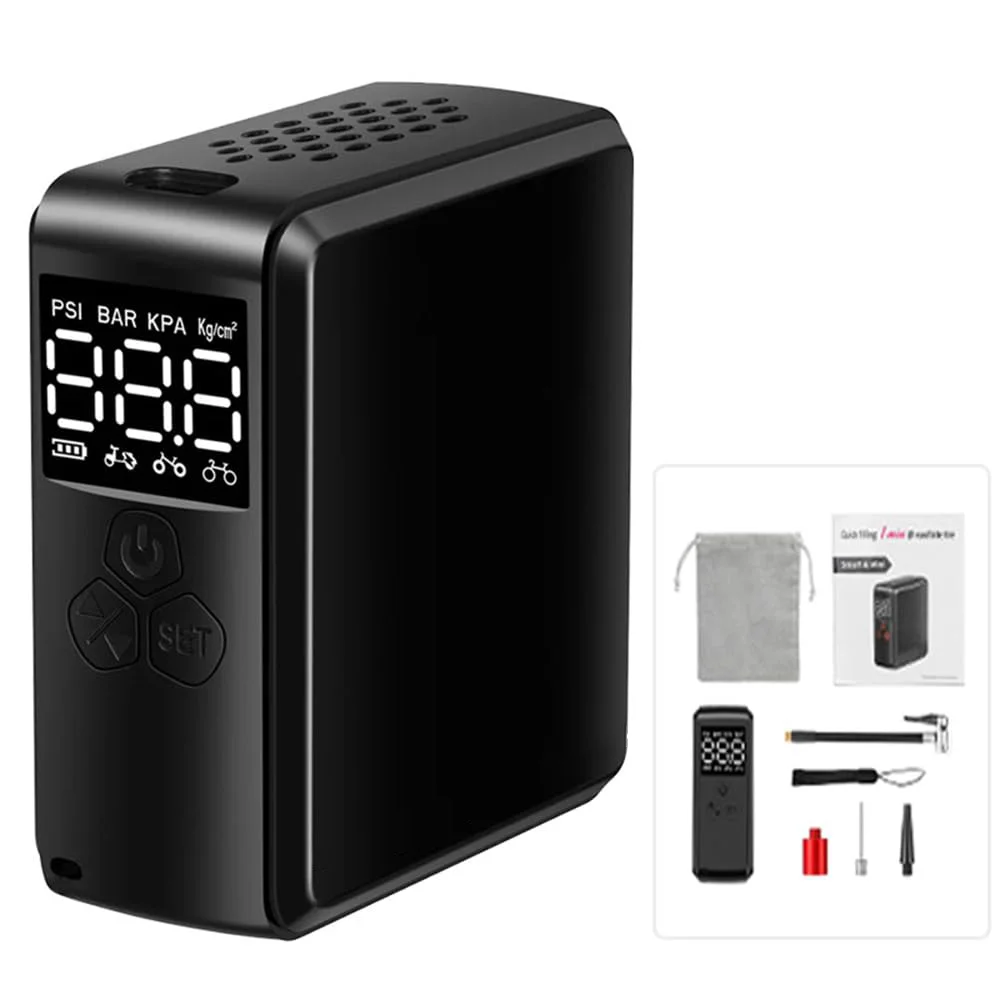 Портативный мини-воздушный насос умный для автомобилей велосипедов