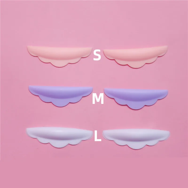 

6 Pair Eyelash Lifting Kit Silicone Pad 3D Eyelashes Extension Curler Applicator Graft Patch Shields S M L Silicone Lifting Tool