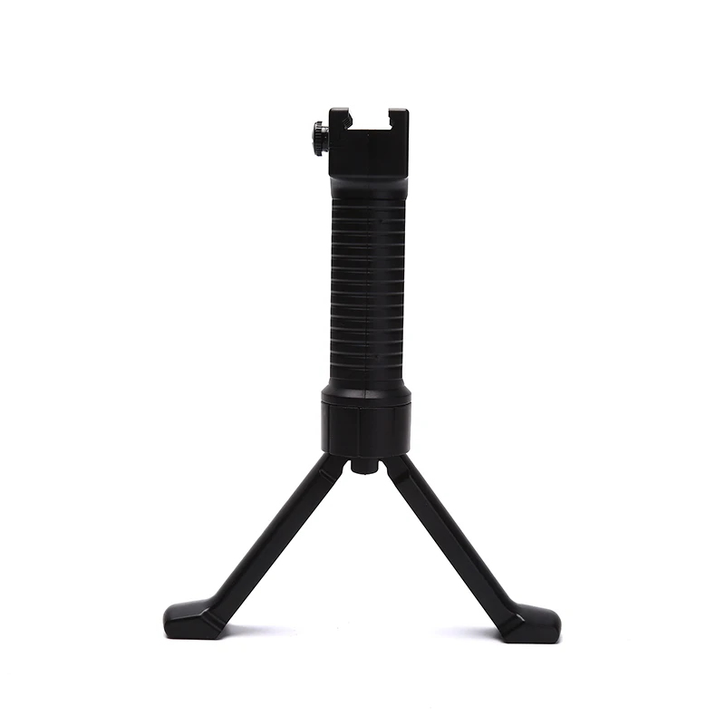 

Free shipping Grip Bipod Nylon Paintball Airsoft Bracket Rail Adapter 20mm Swing Head Mount Assist Hunting Accessories