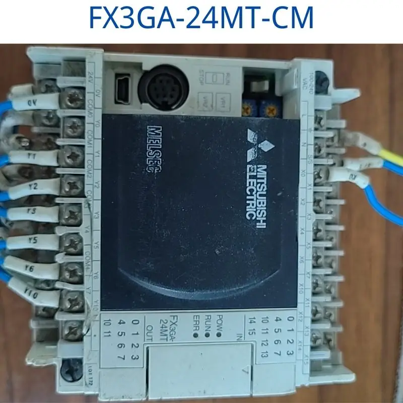 

The second-hand PLC FX3GA-24MT-CM function has been tested and is intact