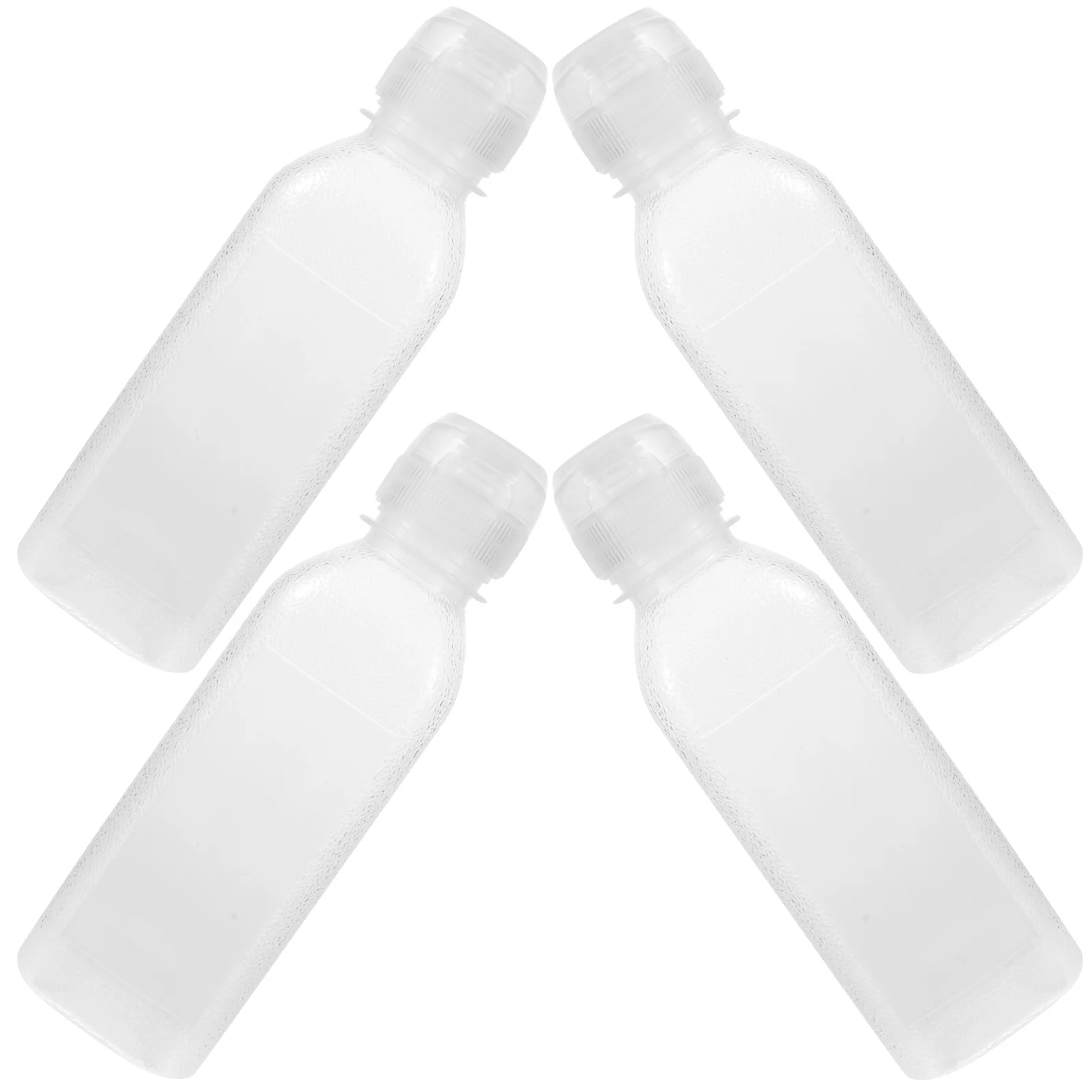 

4 Pcs Oil Can Bottle Vinegar Dispenser Container Kitchen Clear Plastic Containers Cooking Salad Dressing Squeeze Bottles Sauce