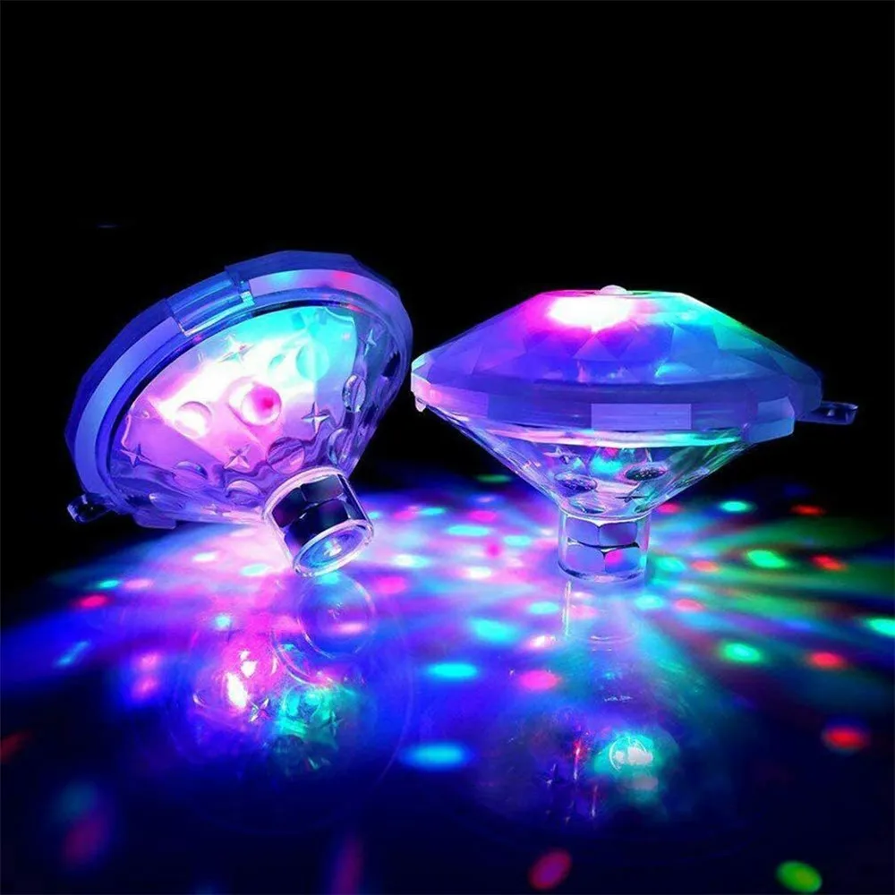 Battery Powered  Float Lamp LED Lights Children Pool Light LED Underwater Night Light for Party For Bathroom Swimming Pool light