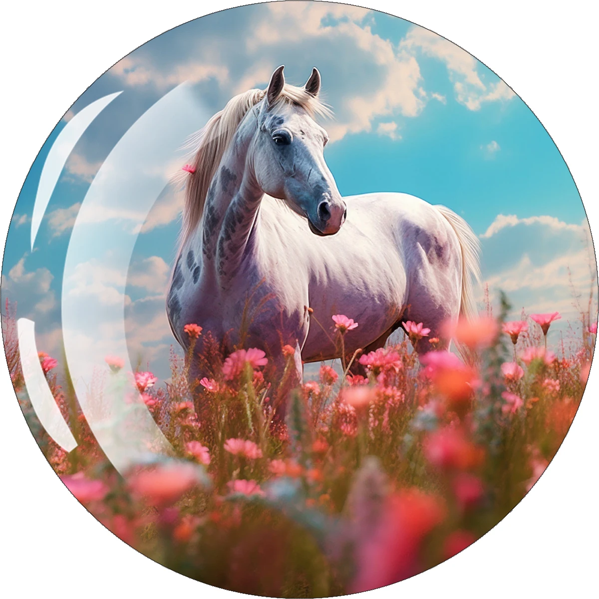 

Магнит на холодильник EQJJYPOC, стеклянный, 30 мм