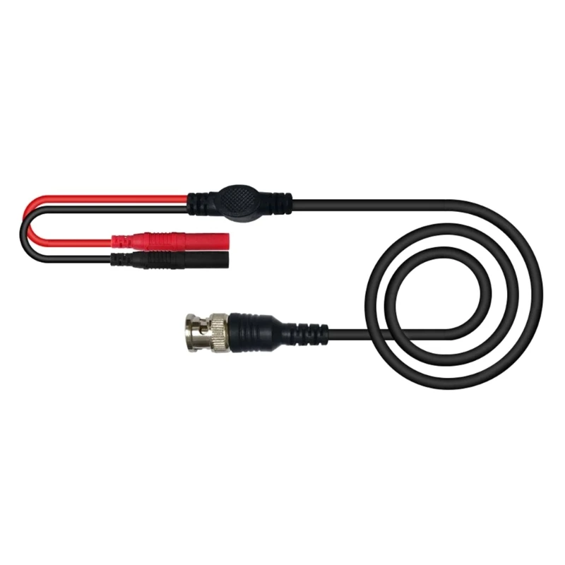 

100cm Oscilloscope Signal-Generator BNC Male to 4mm Safety Male Banana Plug Low Loss Coaxial Cable Test Lead Connectors