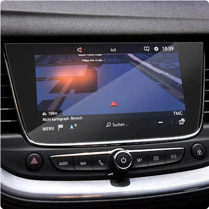 Для Opel Crossland X 2017-2021 7 8 дюймов аксессуары для экрана GPS навигации защитная пленка из закаленного стекла Sticker