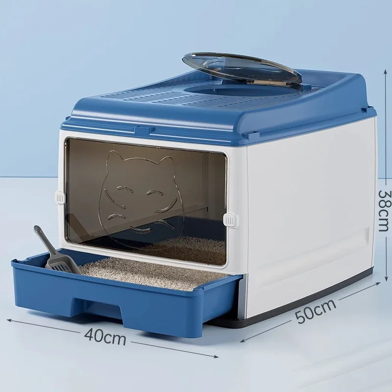 Контейнер для кошачьего туалета большой скрытый туалет закрытый кошек