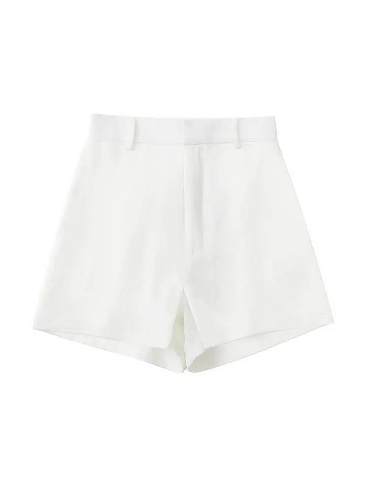 

PB & ZA4661437 женские 2022 НОВЫЕ шикарные модные плиссированные юбки с украшением шорты винтажные на молнии женские брюки женские 4661/437