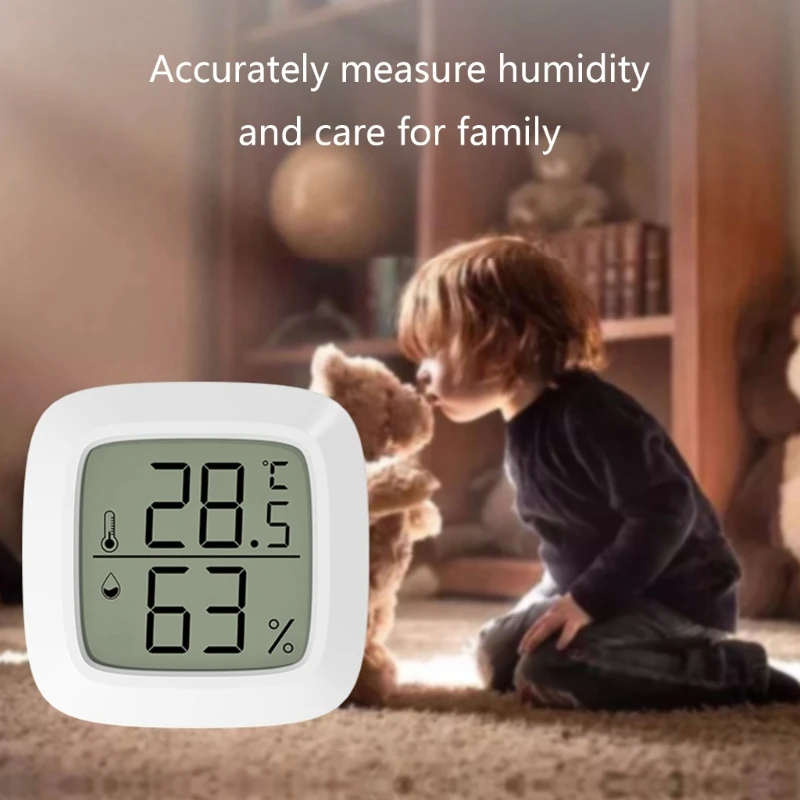 

Electronic Thermometer Hygrometer Wireless Magnetic Adsorption Temperature Humidity Detector Sensor for Car Indoor Home 87HA