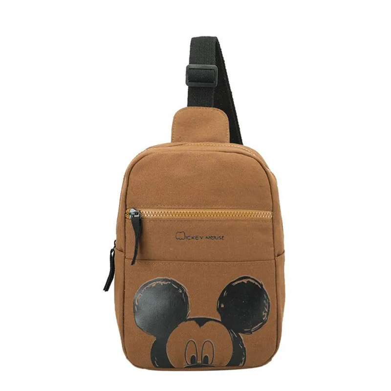 

Disney cartoon Mickey Mouse bag messenger bag boys girls travel backpack cartoon cute boy travel shoulder bag