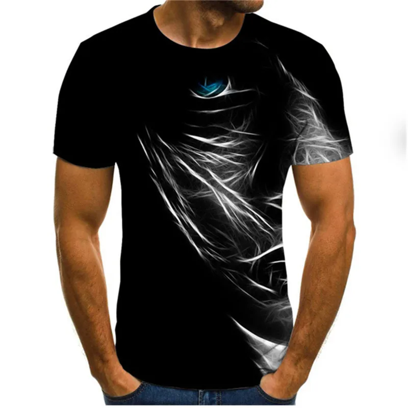 

Женская футболка с коротким рукавом, круглым вырезом и 3D-принтом