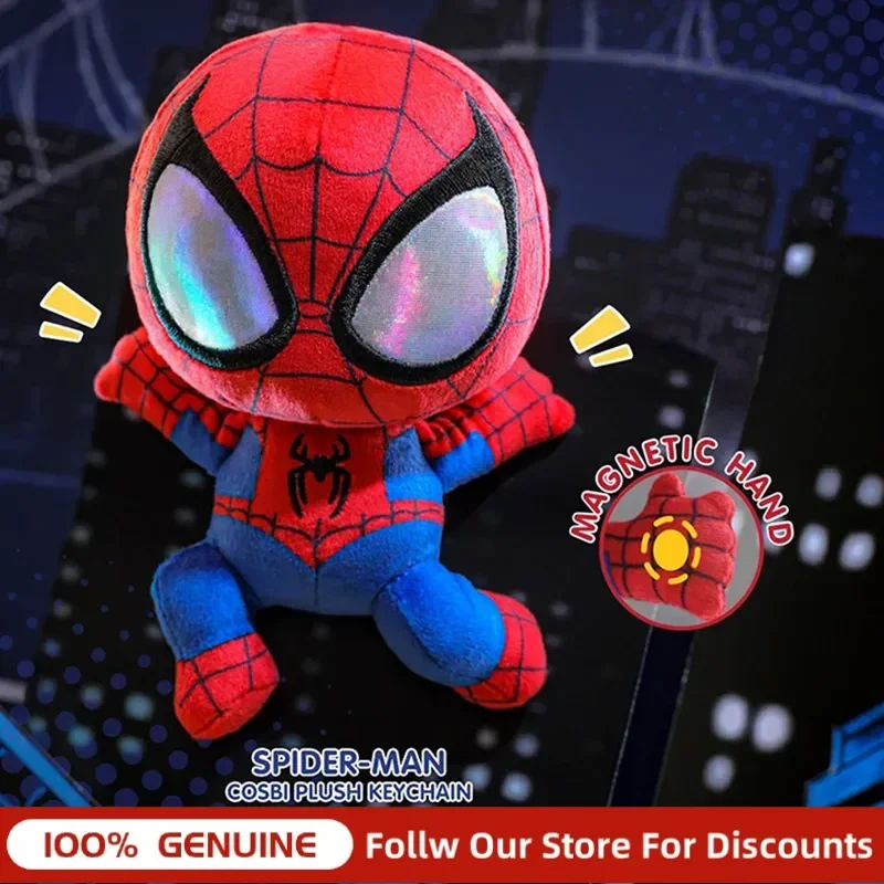 Фото Оригинальный брелок-фигурка Hot Toys Spider-Man Cosbi Blind Box: Халк, Скорпион. Элегантный декор, модный коллекционный подарок для фанатов Marvel. №2