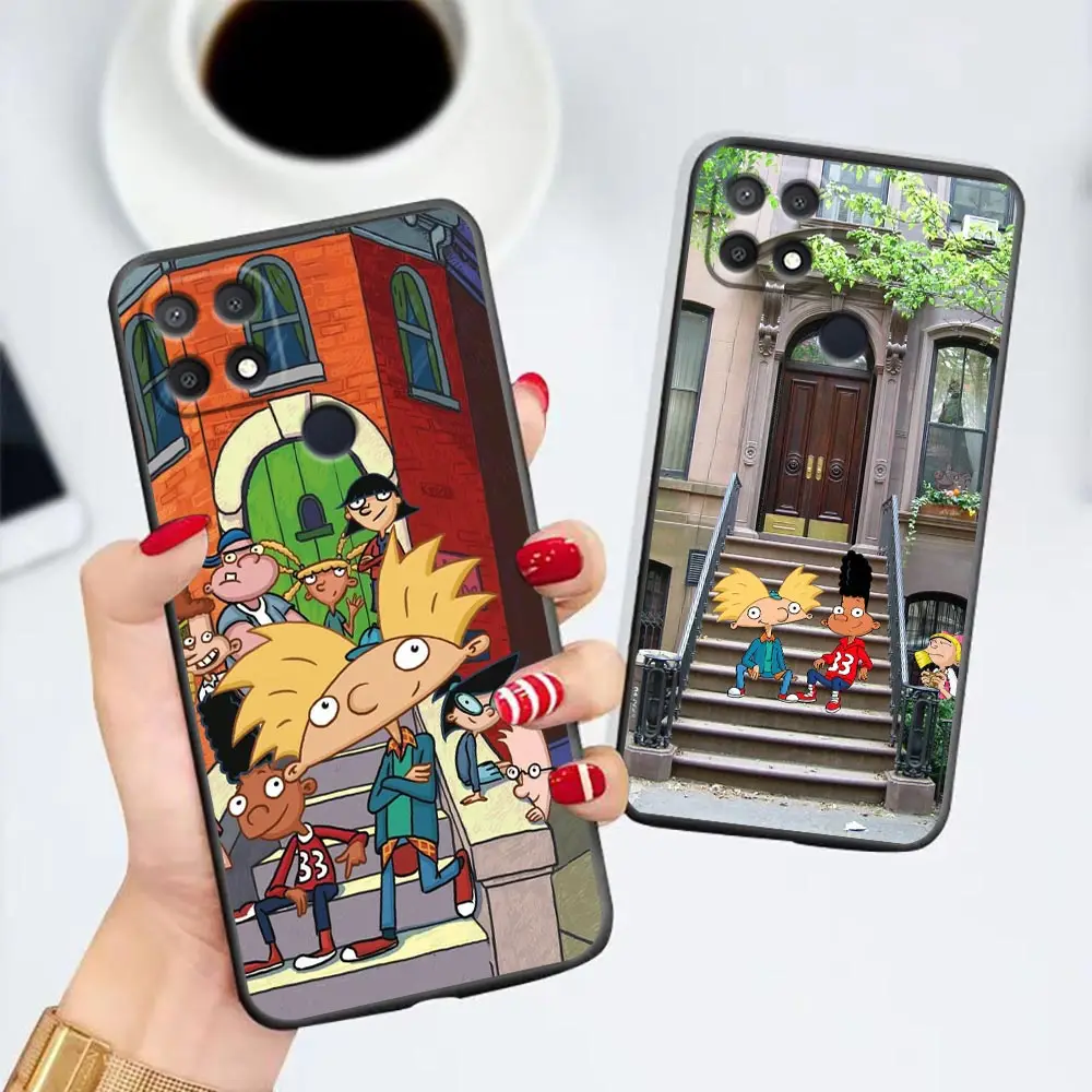 

Funda Case For OPPO A92S A91 A79 A78 A77 A76 A74 A73 A71 A59 A57 A55 4G A53 5G A39 A33 A17 A16 A15 Case Hey A-Arnolds Cartoon