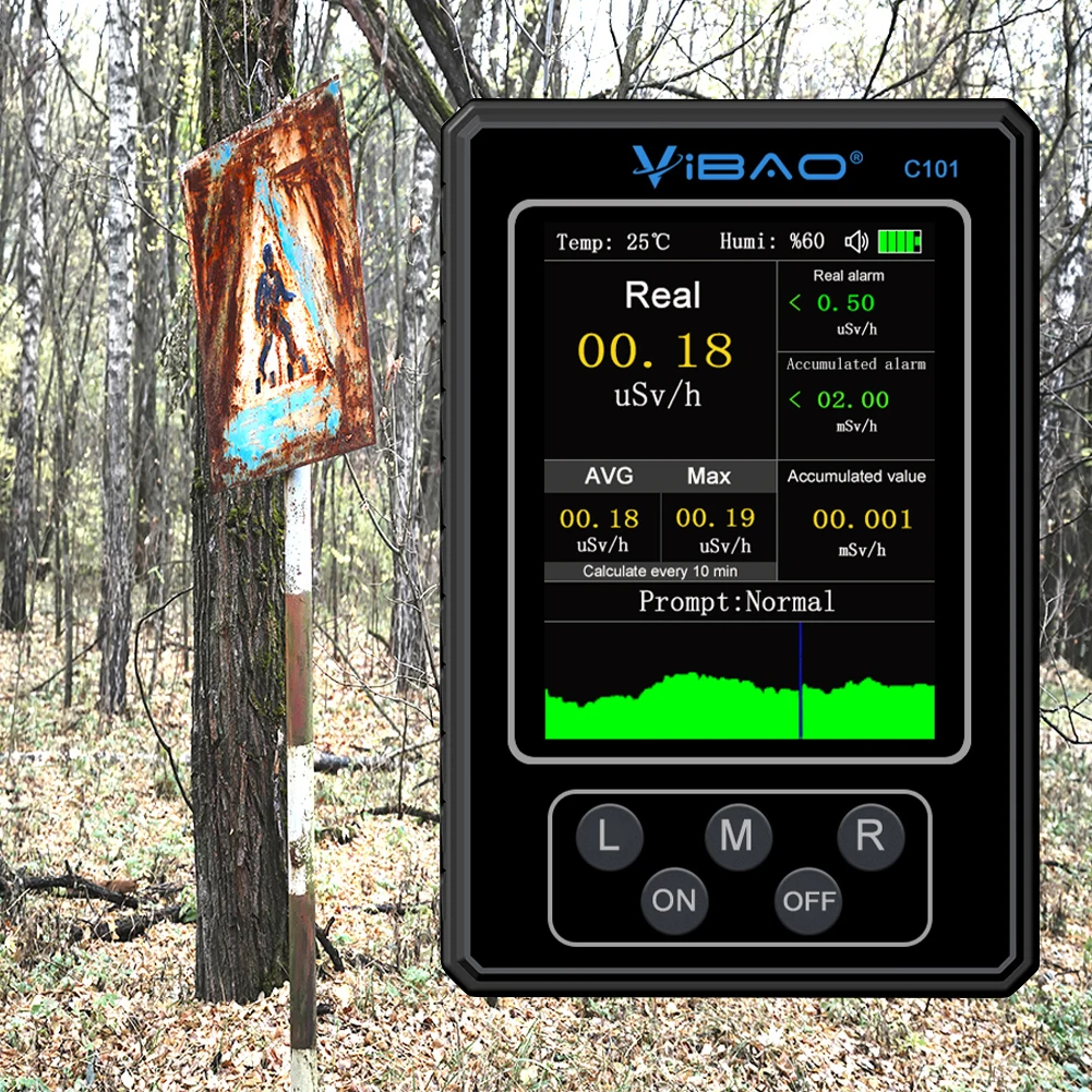 

XR1 BA-9B Upgrade Geiger Counter Battery Powered Nuclear Radiation Detector Thermometer X Γ Β Ray Detector Radioactive Tester