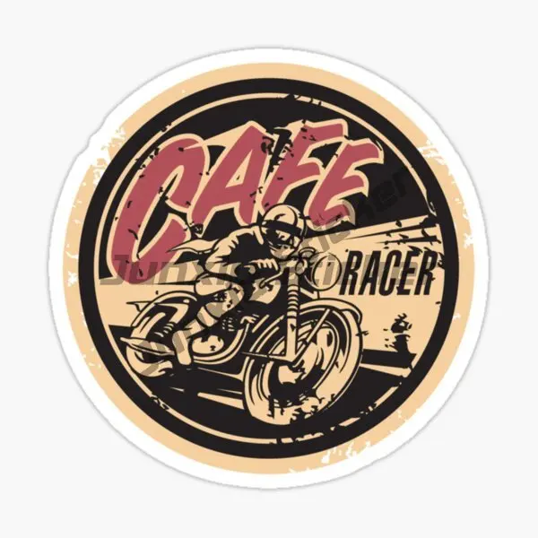 

Виниловая наклейка Cafe Racer для ноутбука, внедорожника, мотоцикла, кемпера, фургона, аксессуары, автомобиль, грузовик, велосипед, окно, стекло, шлем, наклейка