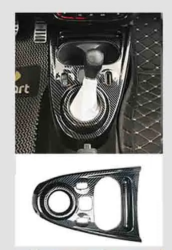 

Отделка переключения передач из углеродного волокна для приборной панели автомобиля Mercedes-Benz Smart 453 Fortwo Forfour 453 автомобильные аксессуары