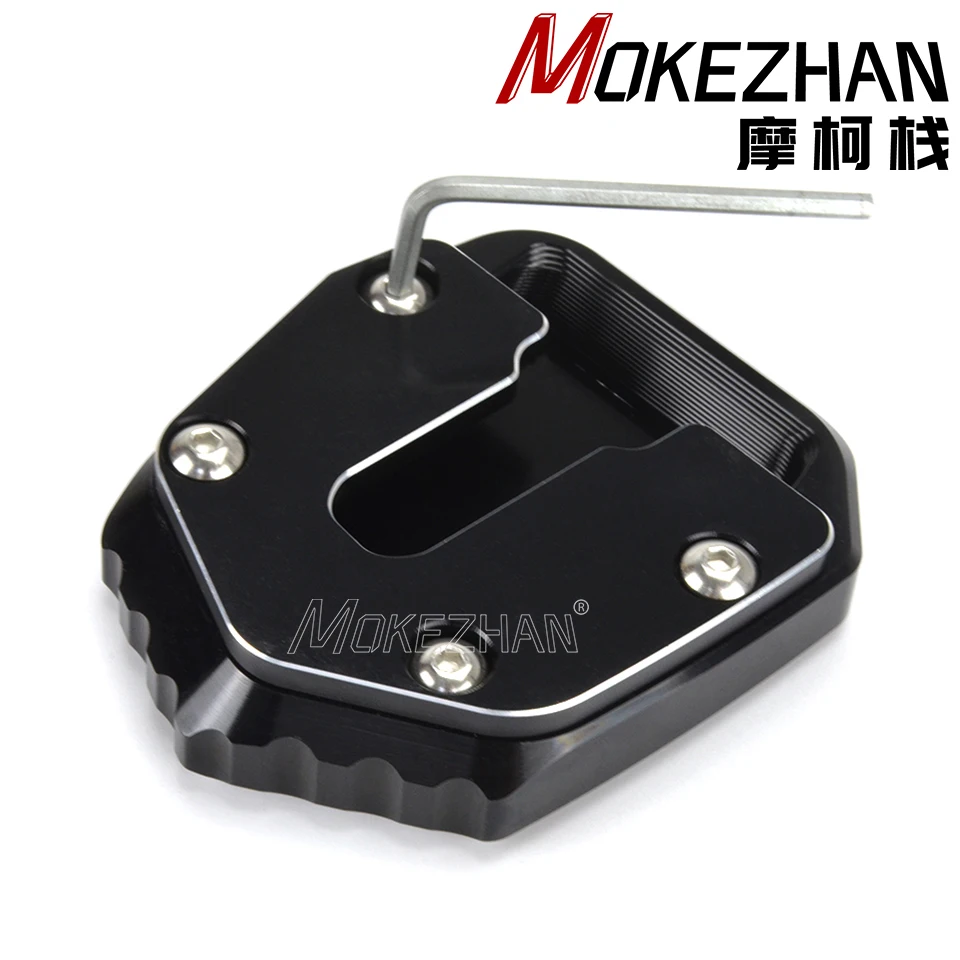 Выдвижная ножка для мотоцикла боковая подставка удлинитель увеличивающая