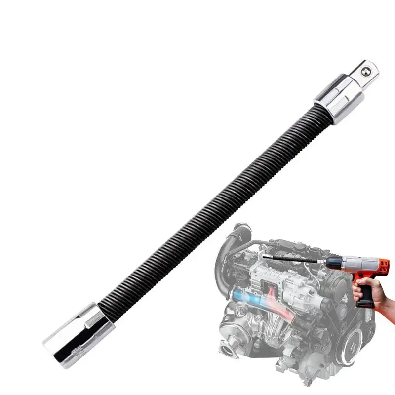 

Flexible Bit Extension Flexible Socket Extension Bars Flexible Extension Bar Wrench Sleeve Universal Extension Rod Automotive