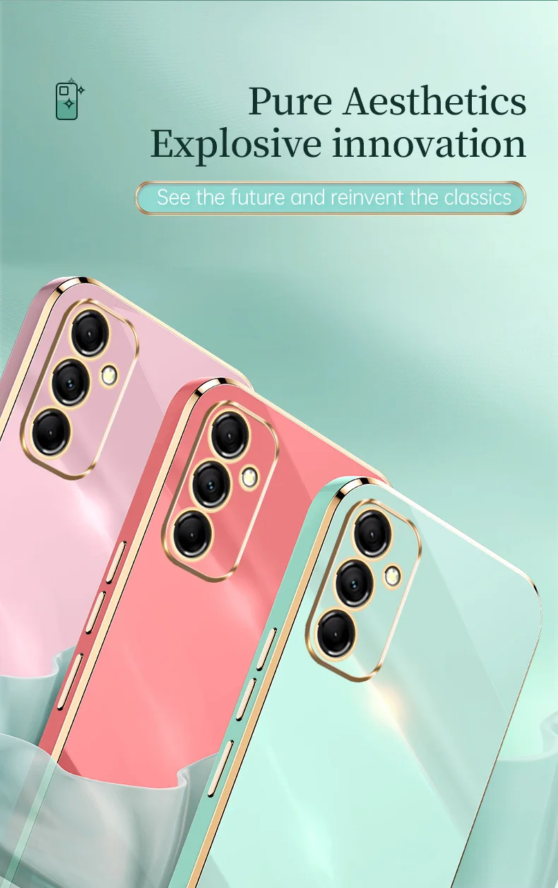 Чехол с покрытием 6D для Samsung Galaxy A55 A 55 мягкий силиконовый защитный милый