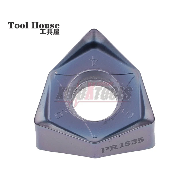 

CNC milling insert WNMU080608EN-GM PR1535 double-sided fast forward feed