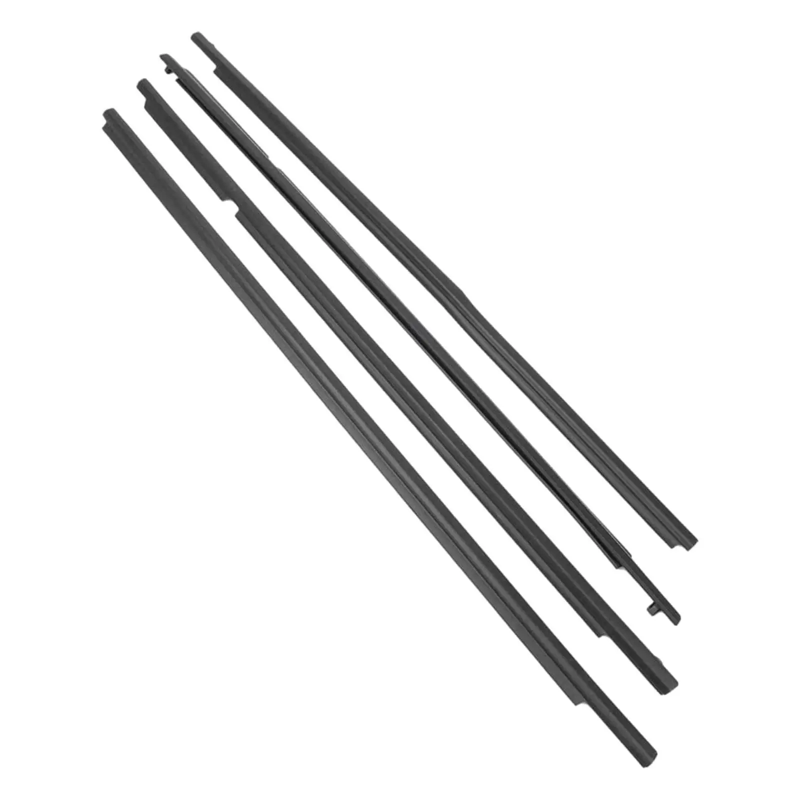 

4Pcs Weatherstrip Window Moulding Trims Seal Belt 7573012300 7572002210 Waterproof for High Performance Accessories