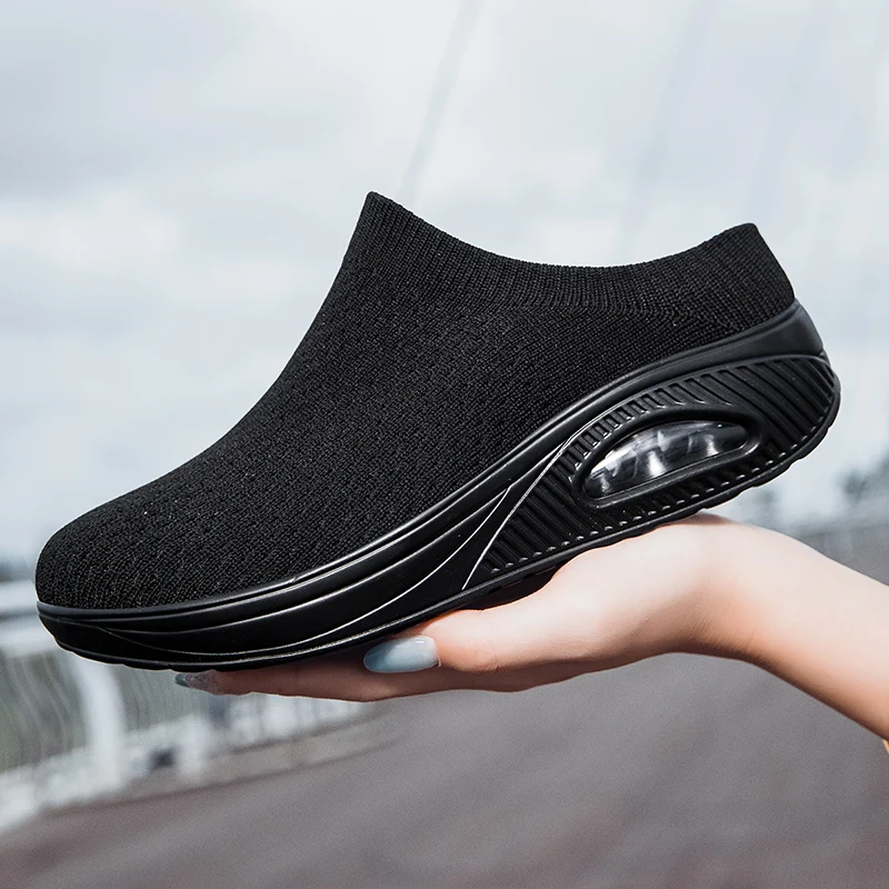 Новые женские дышащие нескользящие удобные тапочки с сетчатой поверхностью