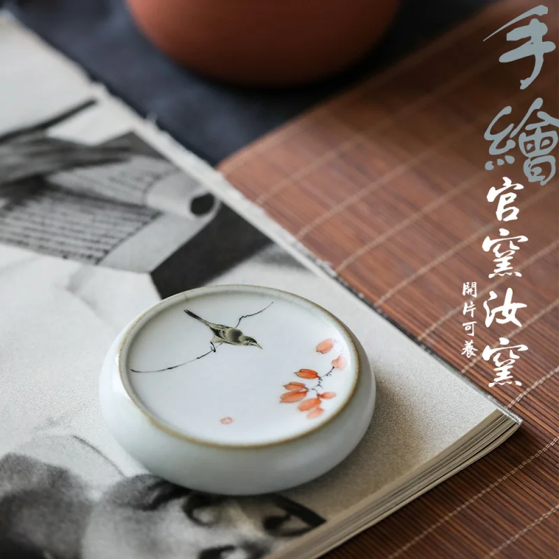 Jingdezhen ручная роспись печь для обжига глазури цветная крышка Ретро керамическая