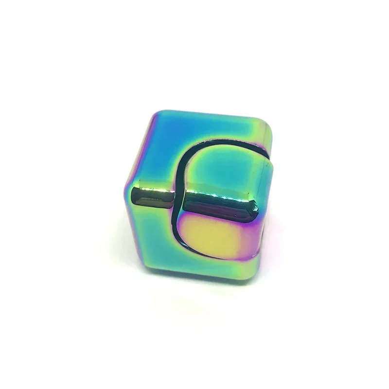 Тихий красочный металлический Спиннер-антистресс ручной Спиннер игрушки для