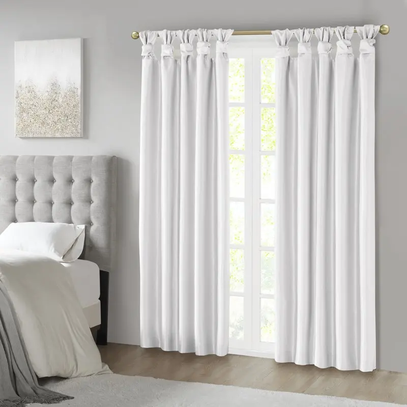 

Lillian Twist Tab Total Blackout Window Curtain
