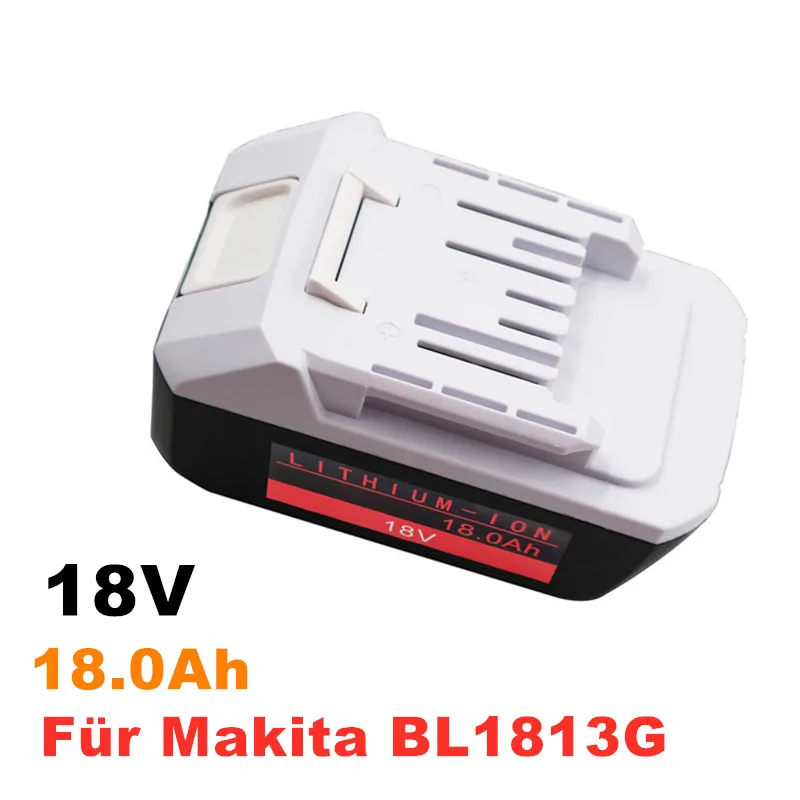 

Литий-ионный аккумулятор для Makita BL1813G, 18 в, 18000 мАч, многофункциональный аккумулятор для электроинструментов BL1811G, BL1815G, 195608-4