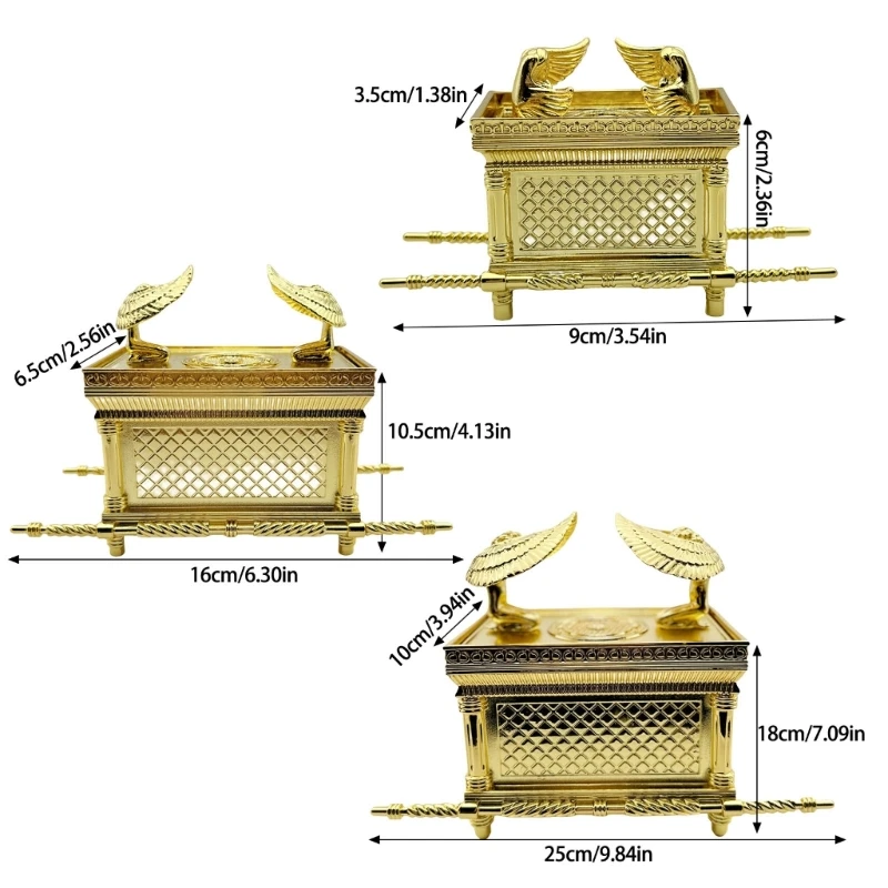 Уникальный израильский орнамент кабинета копии ковчега завета модель статуи