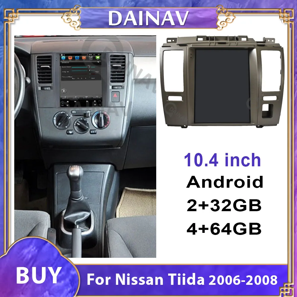 

10.4 Inch Android Car GPS Navigation Car Audio Radio Stereo For Nissan TIIDA 2006 2007 2008 Car Multimedia DVD Player head unit
