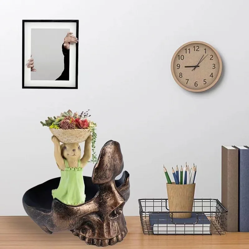 Amazon Лидер продаж рамка для глаз череп украшение из смолы креативное рабочего