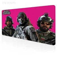 call of duty warzone mousepad xxl large custom new desk mats keyboard pad natural rubber soft laptop office anti slip mouse mat