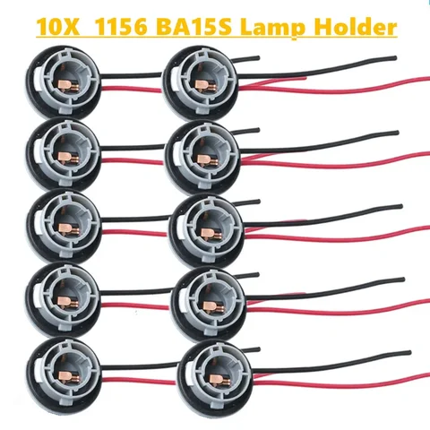 10X 1156 382 патрон лампы BA15S держатель лампы P21W адаптер базовый разъем для автомобильного осветительного прибора s разъем для лампы