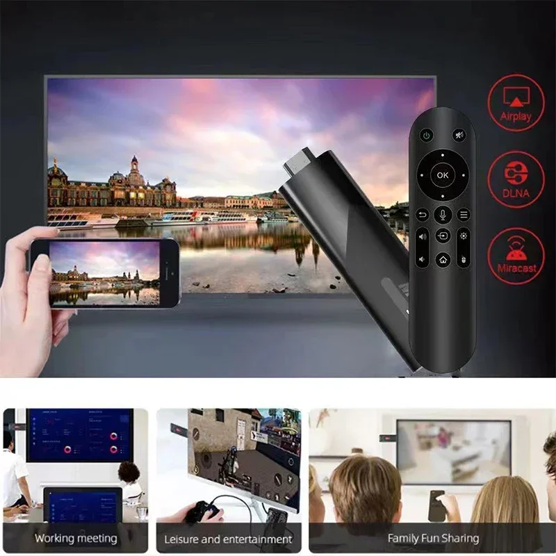 5G Dual Wifi HDR10 6K Медиаплеер ТВ-приставка M98 Y10 Smart TV Stick Android 13 BT 5.0 ATV Allwinner H618 2.4G