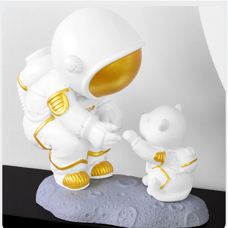 Большие Современные часы космонавта гостиная роскошные украшение для дома