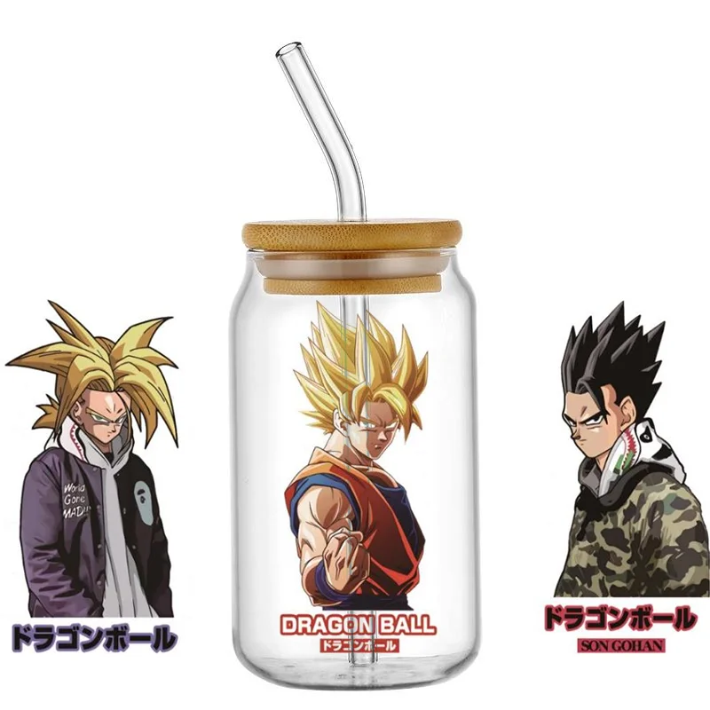 Наклейка на заказ 16 унций с рисунком стрекозы УФ Dtf наклейка пластизол для